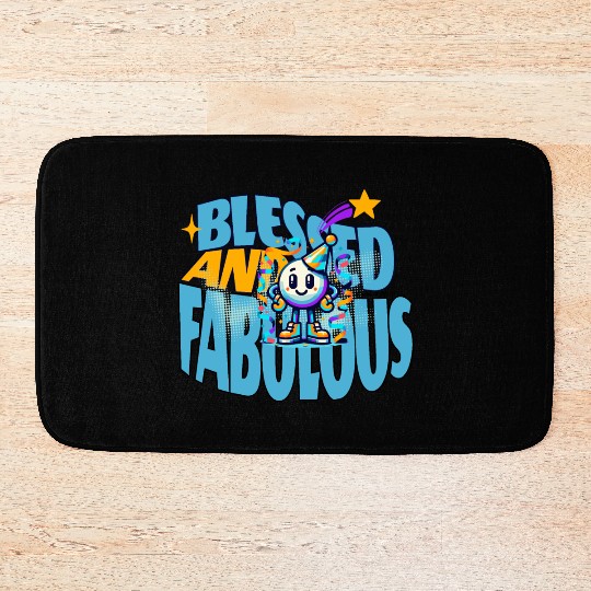 Blessed And Fabulous - Numbers 6:24-25 Bath Mats
