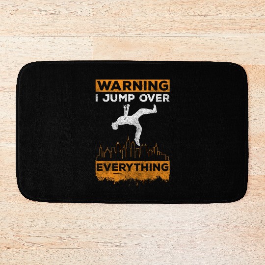 Freerunning Jumping Courageous Fast Bath Mats