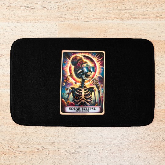 The Solar Eclipse Bath Mats