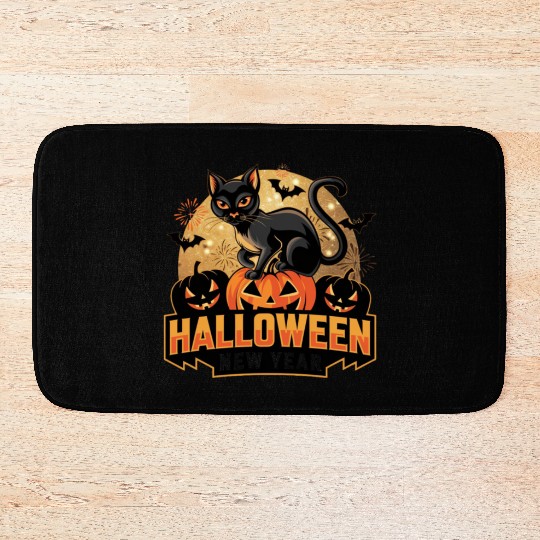 design hallowen for new year Bath Mats