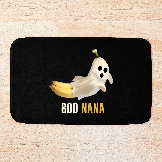 BONANA Boo Ghost Halloween Gift funny banana trend Bath Mats