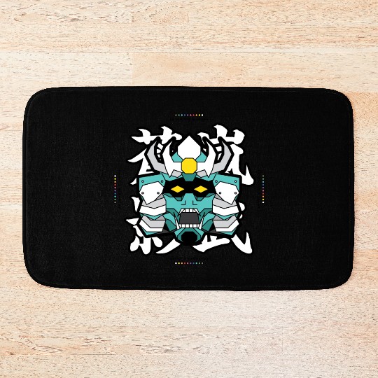 SEKMOLAI - Samurai Teal Bath Mats