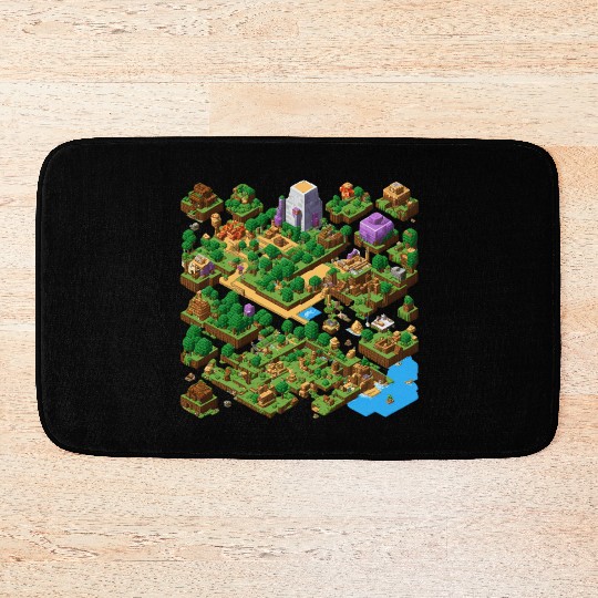 The world of classic video games 2 Bath Mats