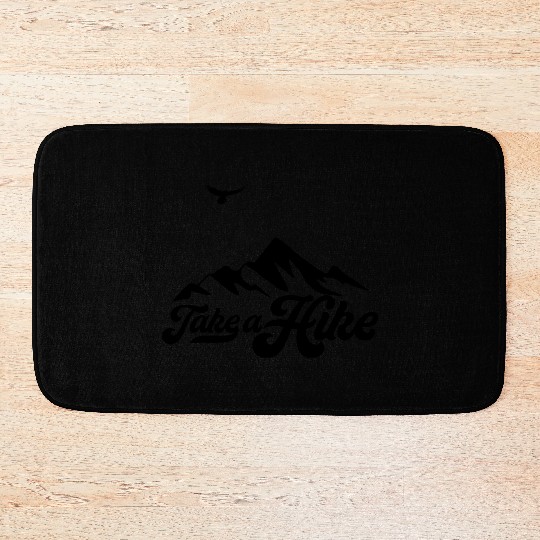Take A Hike Bath Mats