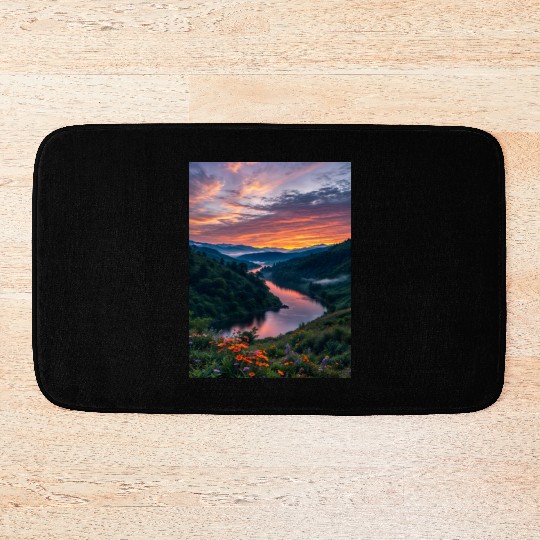 Twilight Riverbend Bath Mats