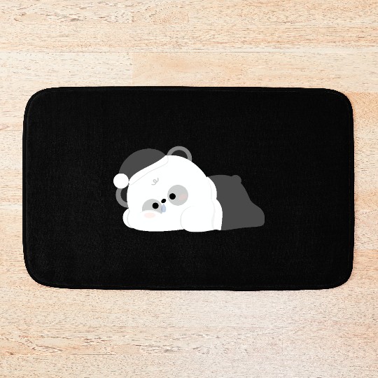 Tired Panda Bath Mats