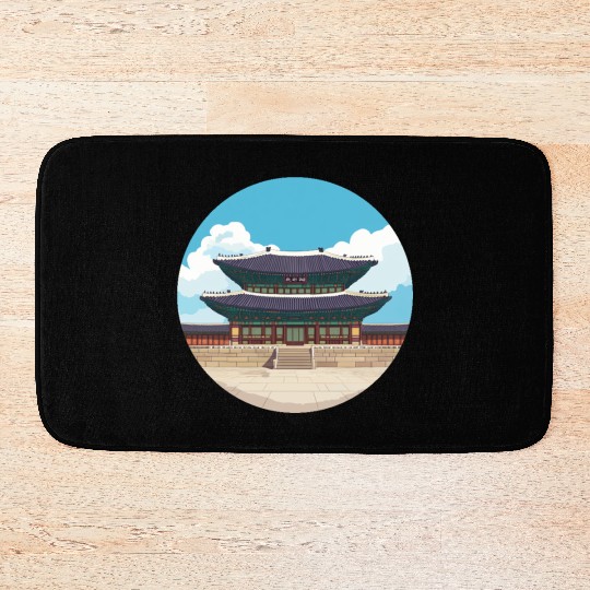 Old school Chinese kung fu Bath Mats