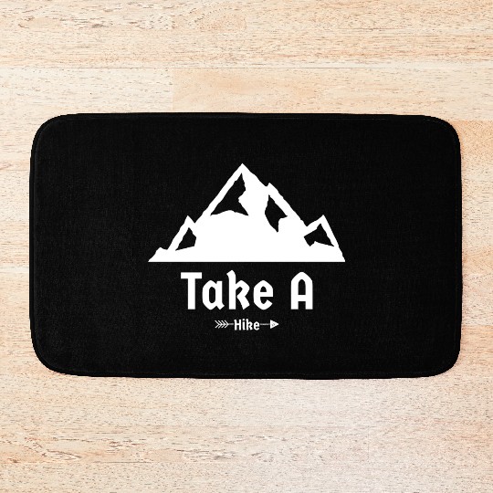 Take a Hike – Mountain Hike Adventure Bath Mats Bath Mats