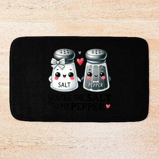 Salt to my Pepper Bath Mats