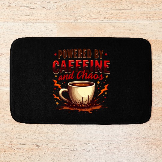 Caffeine Chaos Bath Mats