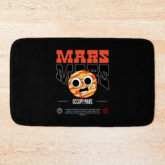 Occupy Mars – Explore the Red Planet Bath Mats