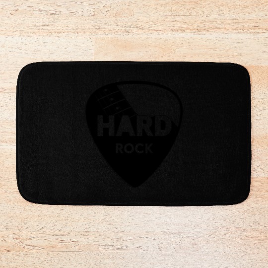 Hard Rock Guitar Pick Bath Mats