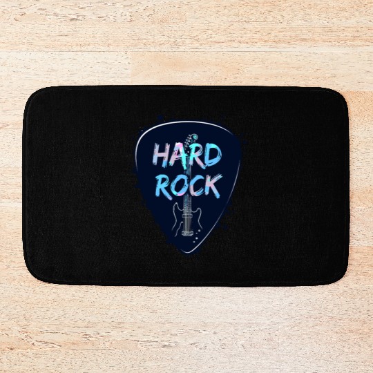 Hard Rock Guitar Pick Bath Mats