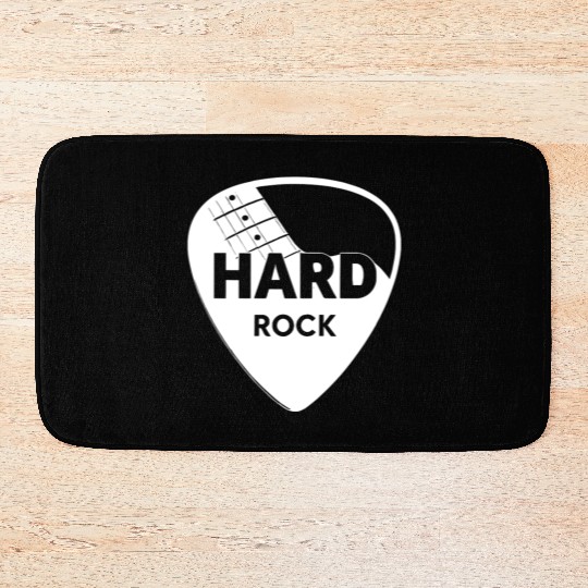 Hard Rock Guitar Pick Bath Mats