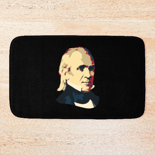 President James K Polk Bath Mats