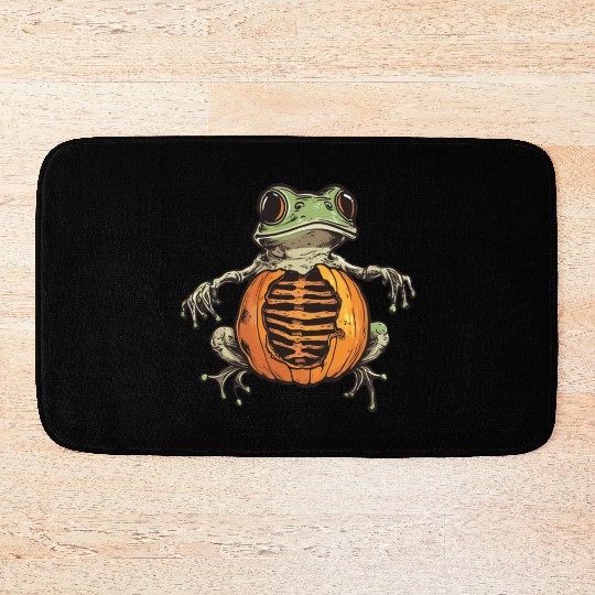 Pumpkin Frog Frog Pumpkin Bath Mats