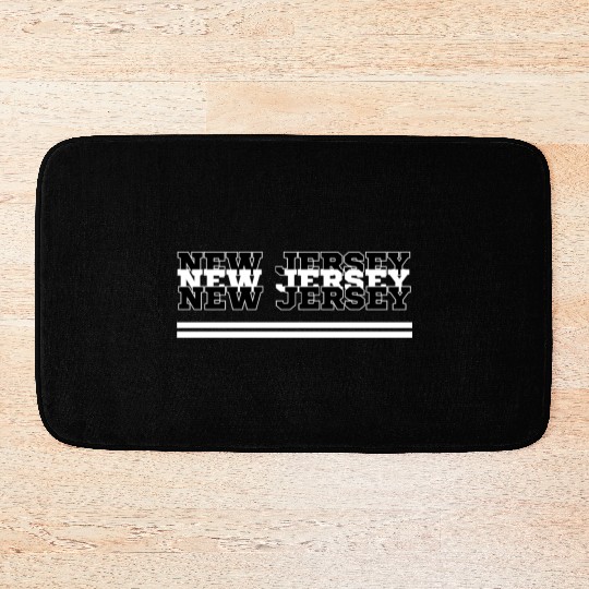 NEW JERSEY GARDEN STATE GROWN AND PROUD Bath Mats