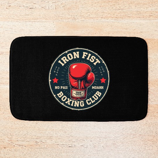 Vintage Boxing Club Training Bath Mats