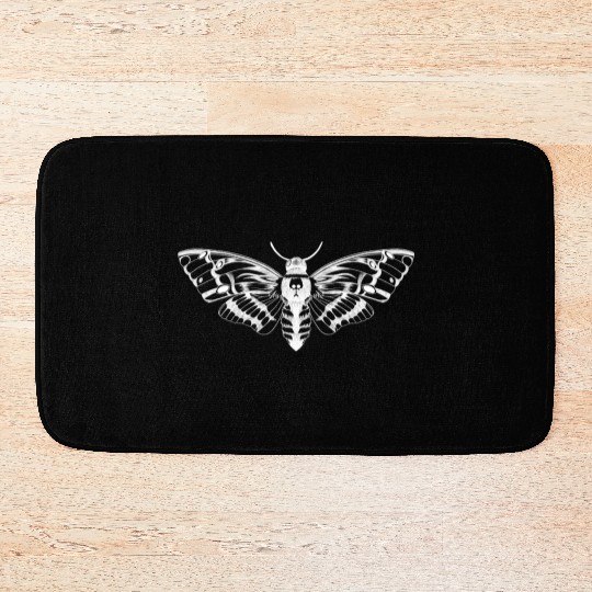 Death’s Head Hawk Moth Bath Mats