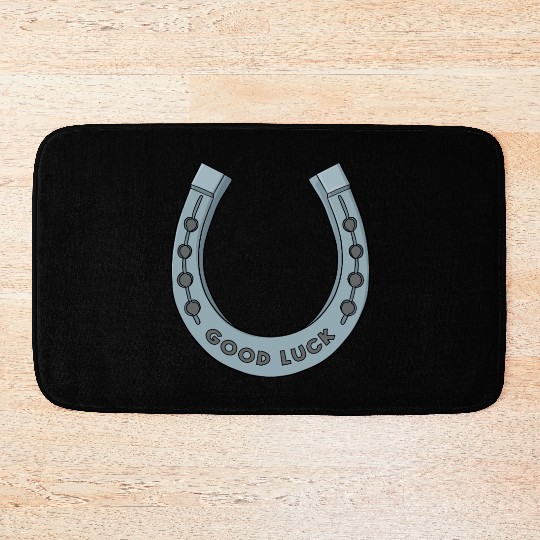 Good Luck Horseshoe Bath Mats
