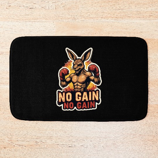Kangaroo Kickboxing Gym Bath Mats