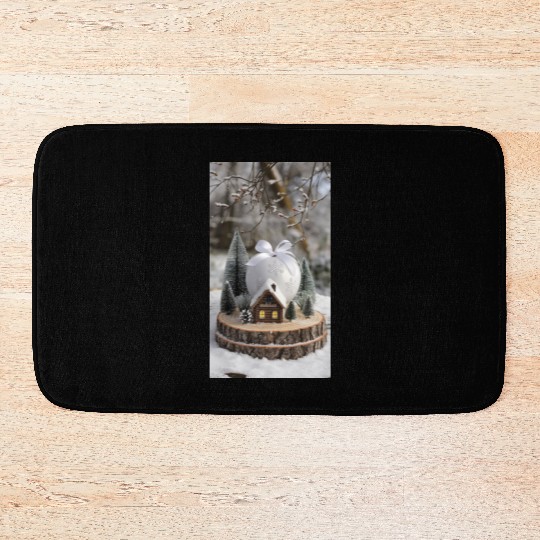 Winter Wonderland: A Miniature Holiday Escape Bath Mats