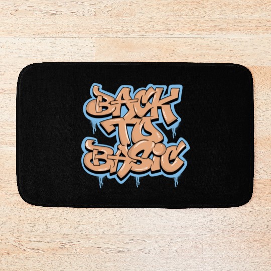 Graffiti Back to Basic Bath Mats