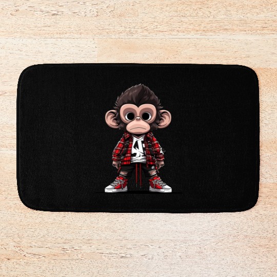 Bored Monkey Bath Mats