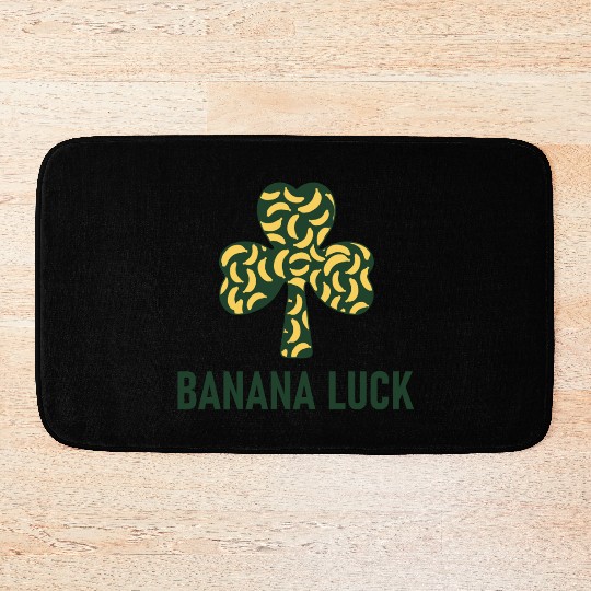 Banana Luck Banana Lucky Charm St Patrick s Day Bath Mats