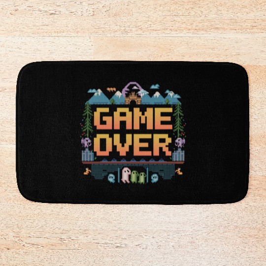 Nostalgic Retro Gamer Apparel Bath Mats