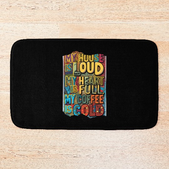 Parenting on hard mode Neurodivergent edition Bath Mats