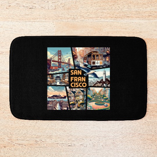 USA CITY - SAN FRANCISCO - TRAVEL - 1 Bath Mats