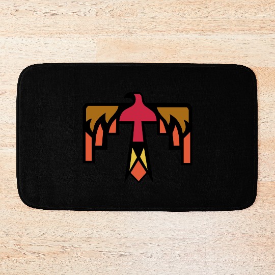 Colorful Thunderbird Bath Mats