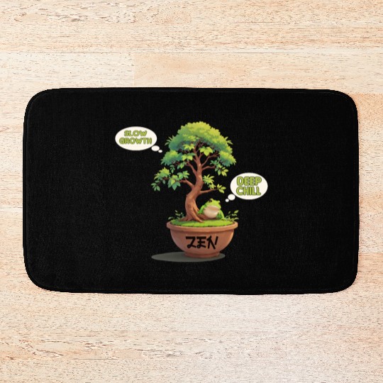 Slow growth, deep chill Bath Mats