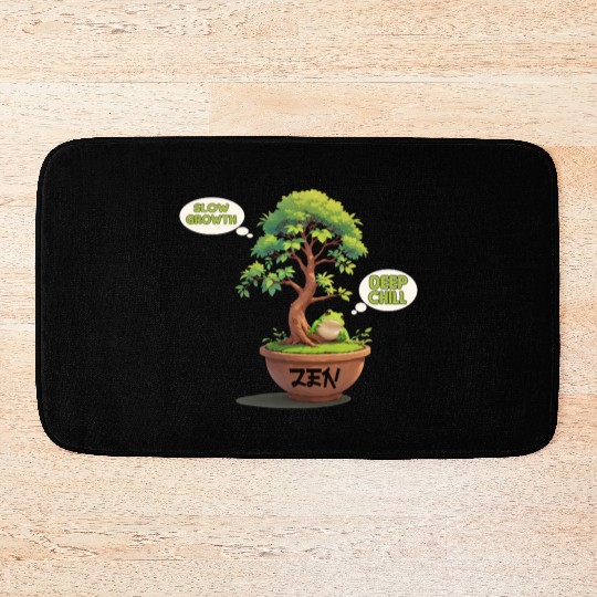 Slow growth, deep chill Bath Mats