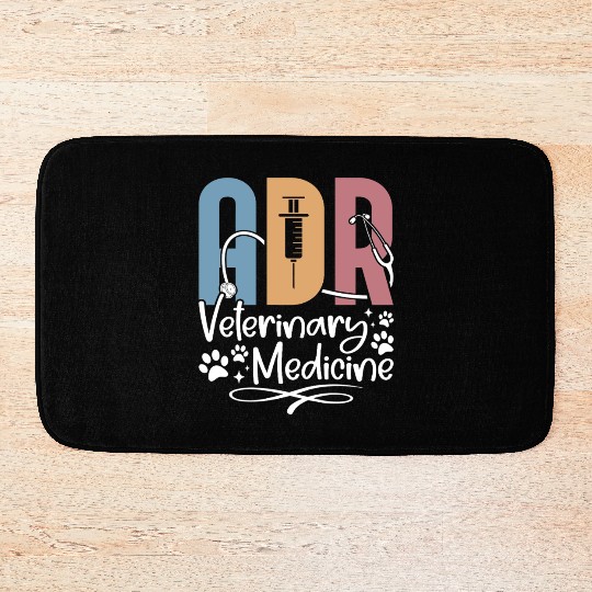 ADR Veterinary Medicine Doctor Design Bath Mats