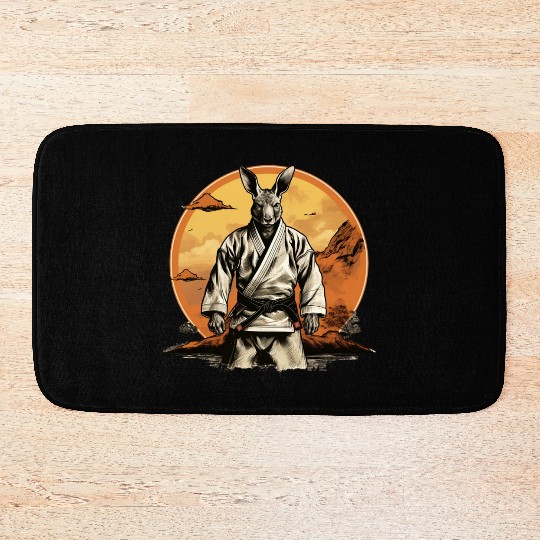 Jiu Jitsu/Judo/Karate Fighter Kangaroo Bath Mats