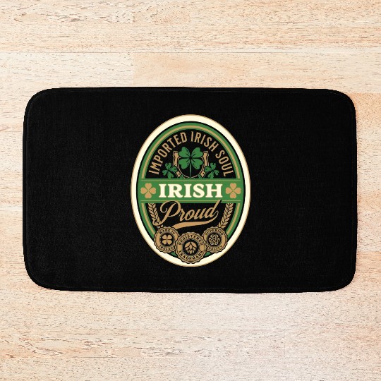 Kiss Me Im Irish 2025 Bath Mats