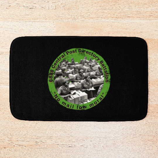 6888th Central Postal Directory Battalion Bath Mats