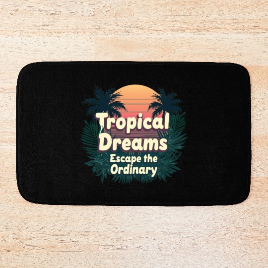 Tropical Dreams Bath Mats