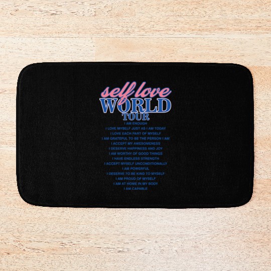 Selflove World Tour Bath Mats