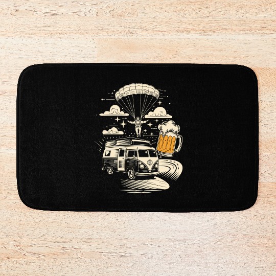 Skydive & Road Trip | Adventure & Freedom Bath Mats