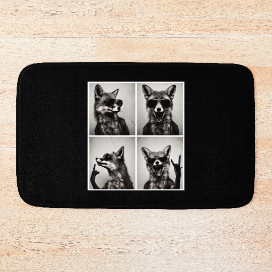 Rockstar Fox – Cool & Wild Vibes Bath Mats