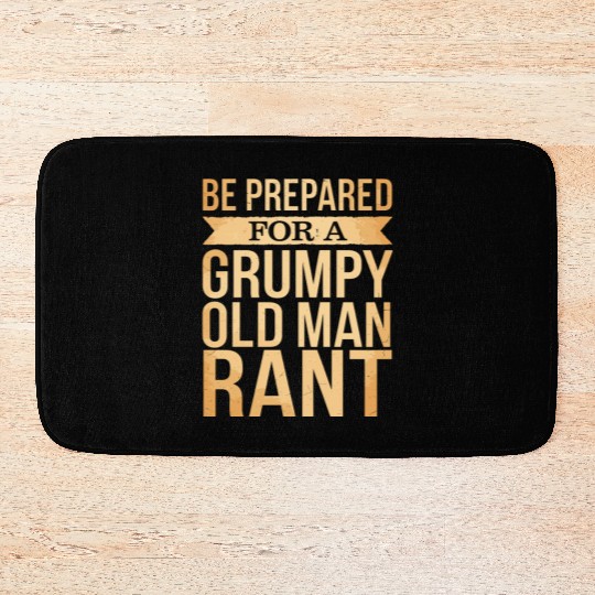 Grumpy Old Man Bath Mats