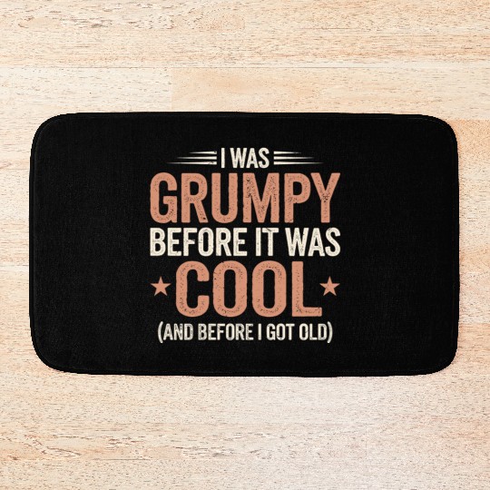 Grumpy Old Man Bath Mats