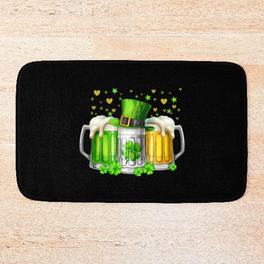 Irish Beer Ireland St Patricks Day Drinking Party Bath Mats