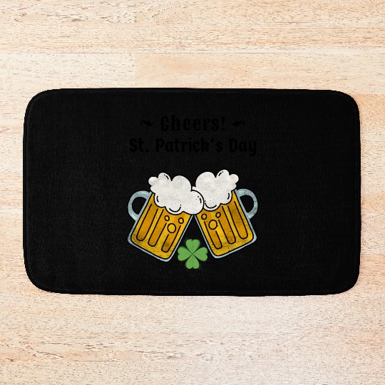 CHEERS SAINT PATRIC DAY Bath Mats