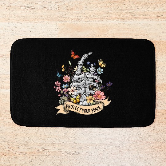 Protect Your Peace Mindfulness Bath Mats