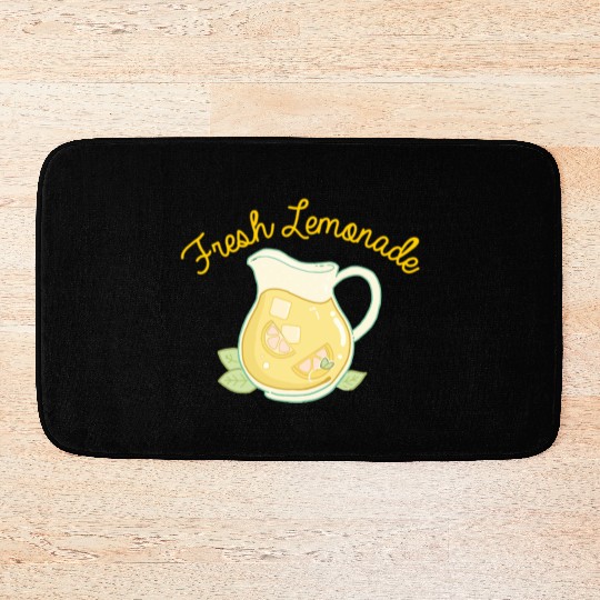 Fresh Lemonade Bath Mats