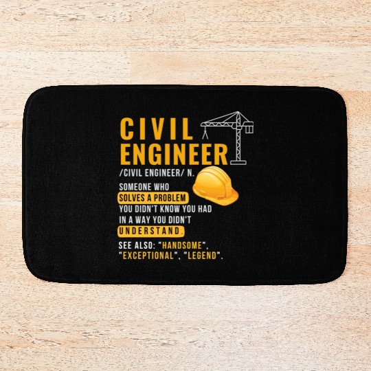 Civil Engineer Bath Mats